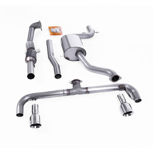Volkswagen Scirocco R 2009-2016 Turbo-back including Hi-Flow Sports Cat Exhaust - Race - SSXVW152