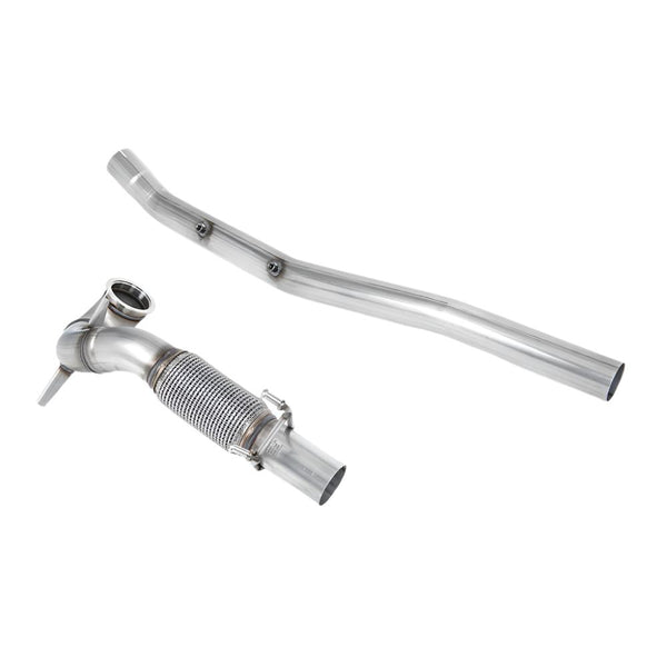 Volkswagen T-Roc R 2.0TSI 300ps (with OPF/GPF) 2019-2023 Large-bore Downpipe and De-cat Exhaust - Fits with Milltek System