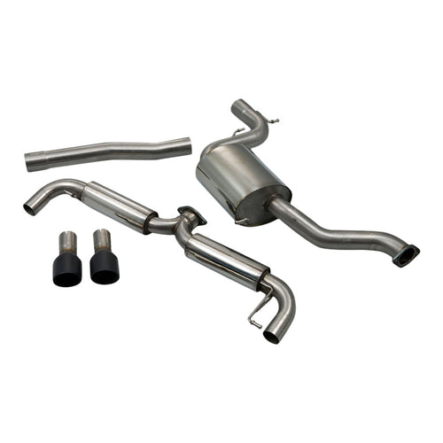 Volkswagen Golf Mk6 GTi 2.0 TSI 210PS 2009-2013 Cat-back Exhaust - Race System Black Trims