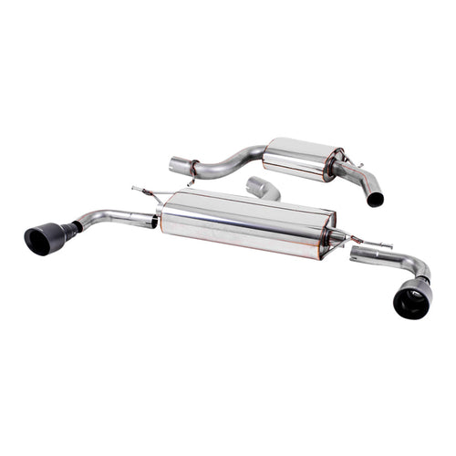 Volkswagen Golf Mk6 GTi 2.0 TSI 210PS 2009-2013 Cat-back Exhaust - Resonated with Black Trims