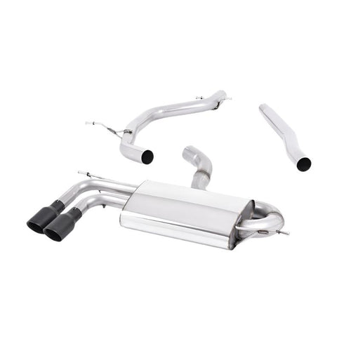 Volkswagen Golf Mk6 GTD 2.0 TDI 170PS 2009-2013 Particulate Filter-back Exhaust - Cerakote Black Tips
