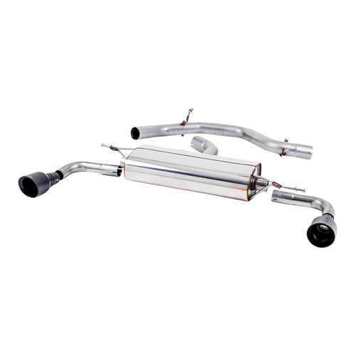 Volkswagen Golf Mk6 GTi 2.0 TSI 210PS 2009-2013 Cat-back Exhaust - Non-Resonated with Black Trims