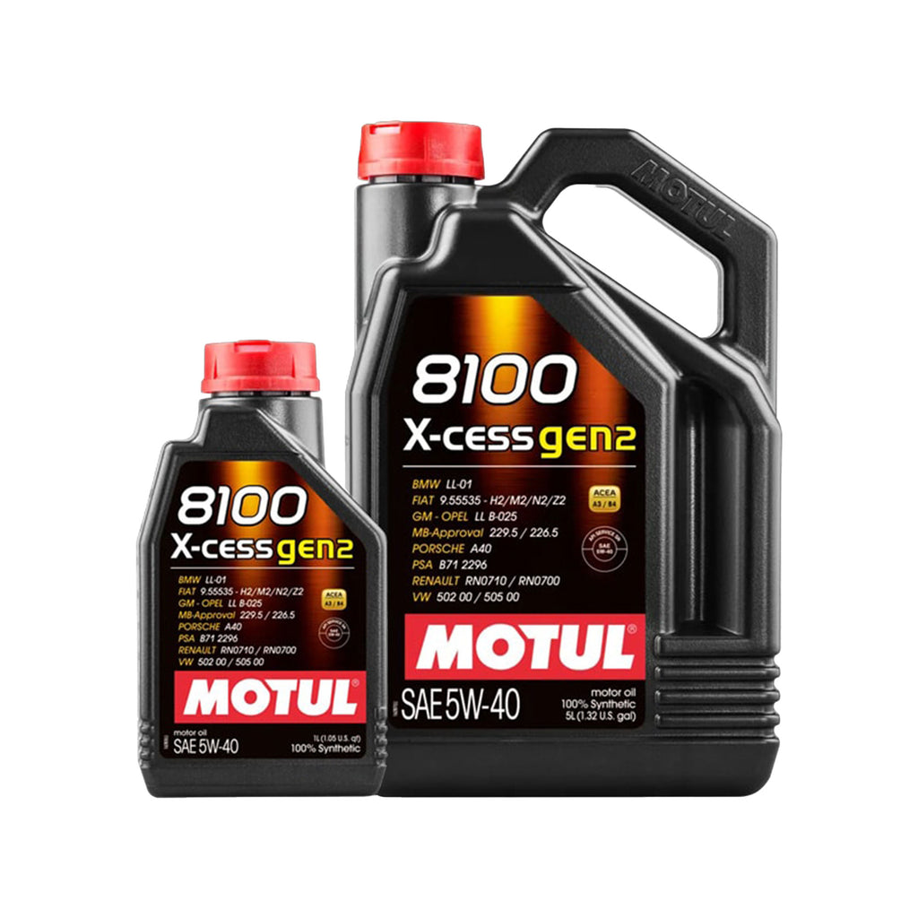 MOTUL 8100 X-CESS GEN2 5W-40 ENGINE OIL