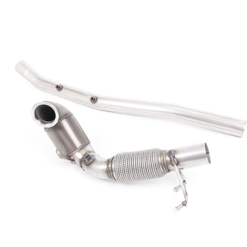 Audi S3 2.0 TFSI quattro 3-Door 8V.2 (GPF Equipped Models Only) 2019-2020 Large Bore Downpipe and Hi-Flow Sports Cat Exhaust - Milltek Fitment