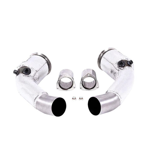 Audi S8 D5 4.0 TFSI V8 Saloon / Sedan (Non OPF/GPF US/ROW Models) 2020-2023 Large Bore Downpipes and Hi-Flow Sports Cats Exhaust - OE Fitment