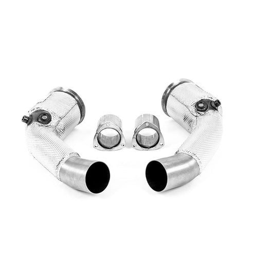 Audi S8 D5 4.0 TFSI V8 Saloon / Sedan (OPF/GPF UK/Euro Models) 2020-2023 Large-bore Downpipes and Cat Bypass Pipes Exhaust - OE Fitment