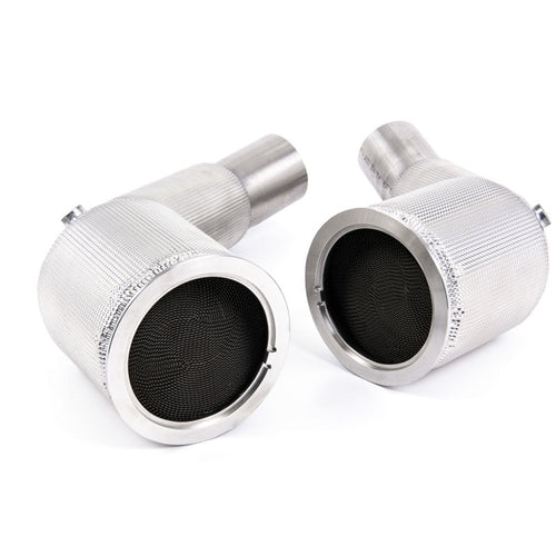 Audi RS7 C8 4.0 V8 bi-turbo (OPF/GPF Models) 2019-2023 Large Bore Downpipes and Hi-Flow Sports Cats Exhaust - Milltek Fitment