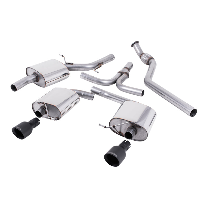 Audi A5 Cabriolet 2.0 TFSI 2WD and Quattro (manual only) 2009-2012 Cat-back Exhaust