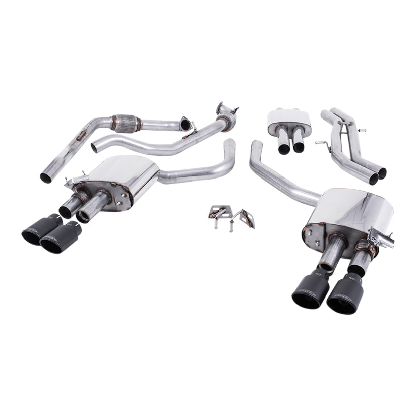 Audi S4 3.0 Turbo V6 B9 - Saloon/Sedan & Avant (Sport Diff Models Only & Without Brace Bars) 2016-2023 Cat-back Exhaust