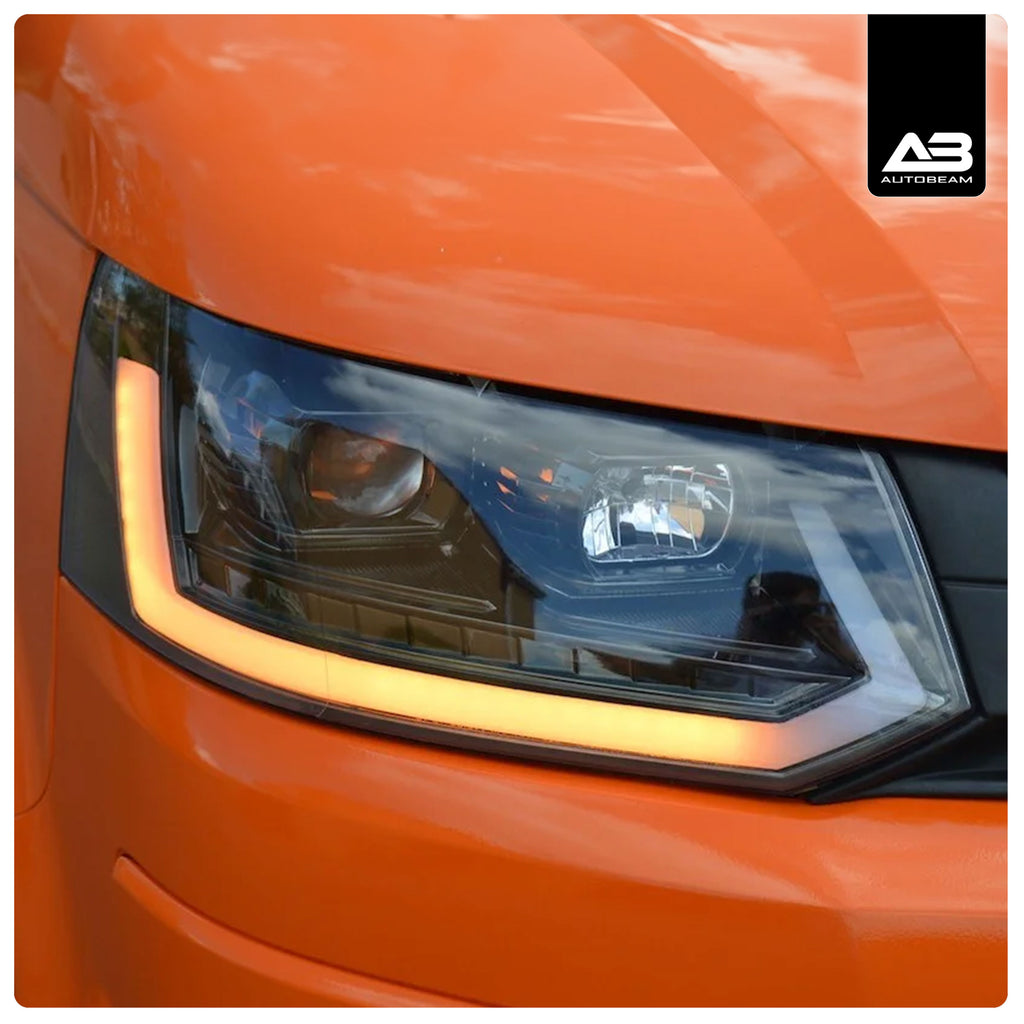 Headlights | Black | Volkswagen Transporter T5.1 | V3