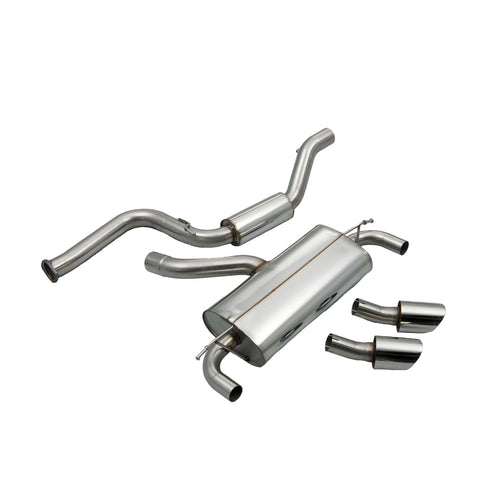 CAT-BACK EXHAUST SYSTEM | RESONATED, EC-APPROVED | FOCUS MK2 RS