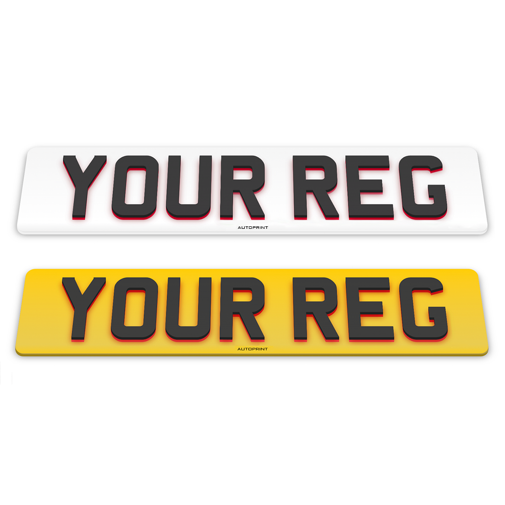 Registration Plate | 4D Colour