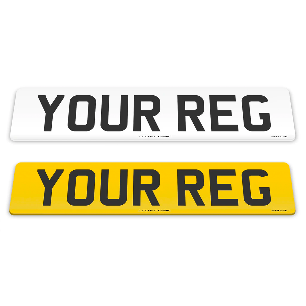 Standard Issue Registration Plate